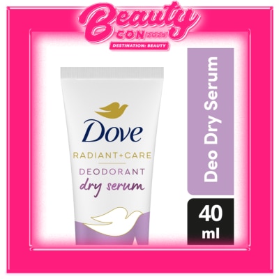 DOVE Dove Radiant + Care Deodorant Dry Serum 3% Niacinamide 10x Omega 6 Pore Smoothener 40ml