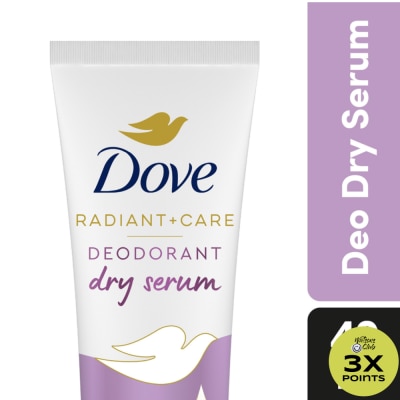 DOVE Dove Radiant + Care Deodorant Dry Serum 3% Niacinamide 10x Omega 6 Pore Smoothener 40ml