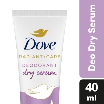 DOVE Dove Radiant + Care Deodorant Dry Serum 3% Niacinamide 10x Omega 6 Pore Smoothener 40ml