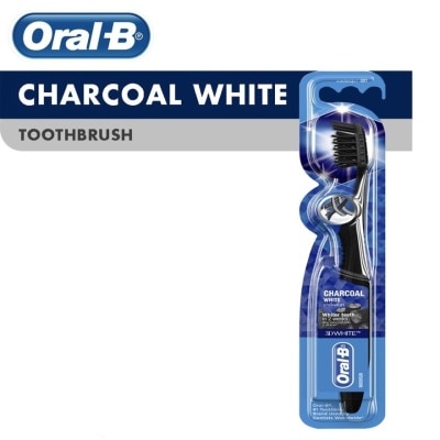 ORAL B Charcoal White Toothbrush 1s