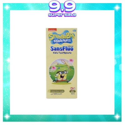 SANSFLUO Natural Kids Toothapaste Honey Dew Vanilla
