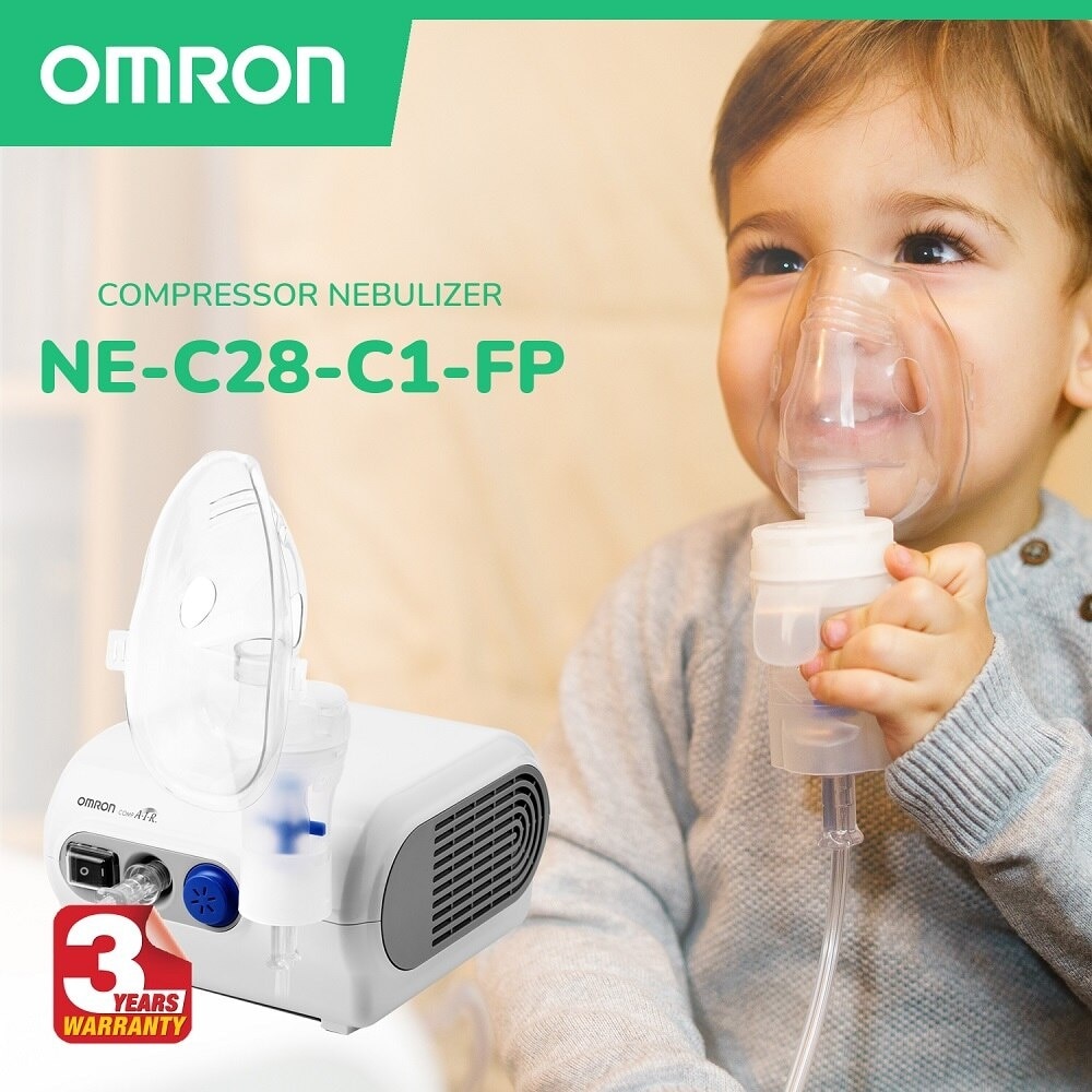 OMRON NE-C28 Compressor Nebulizer Asthma with Complete Set