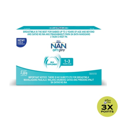 NAN OptiPro Three Milk Supplement For Children 1-3 Years Old 2.4kg