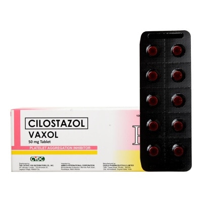 VAXOL Cilostazol 50mg 1 Tablet [Prescription Required]