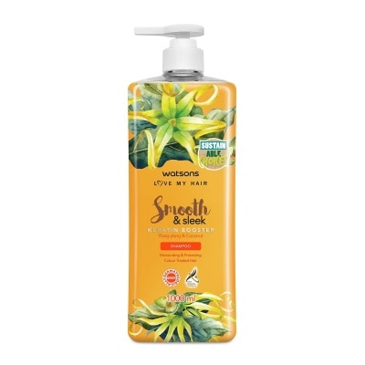 WATSONS Smooth And Sleek Shampoo Ylang Ylang & Coconut 1L