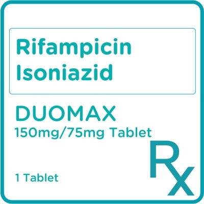 DUOMAX Rifampicin 150mg / Isoniazid 75mg 1 Tablet [Prescription Required]