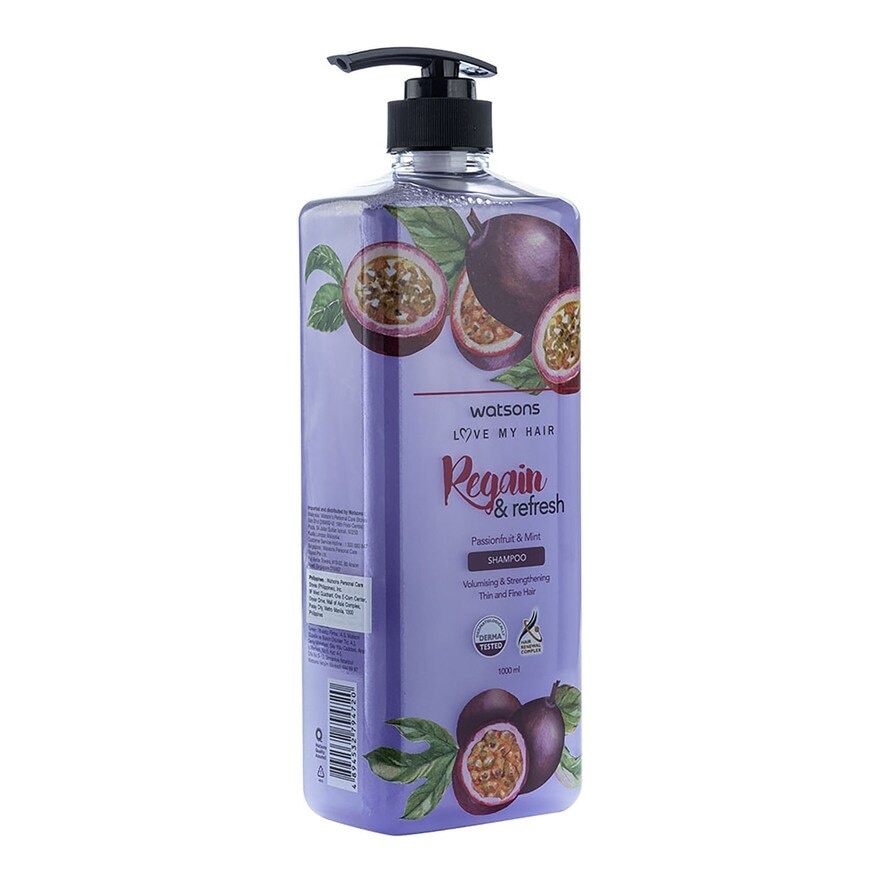 Regain And Refresh Shampoo Passionfruit And Mint 1L