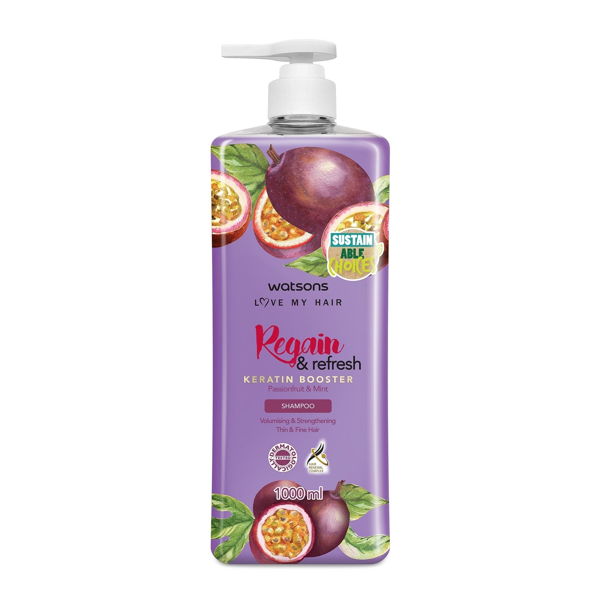 Regain And Refresh Shampoo Passionfruit And Mint 1L