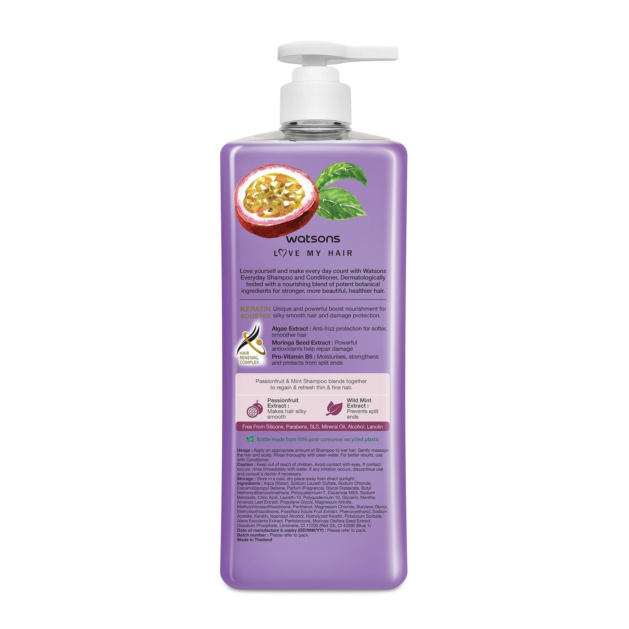 Regain And Refresh Shampoo Passionfruit And Mint 1L