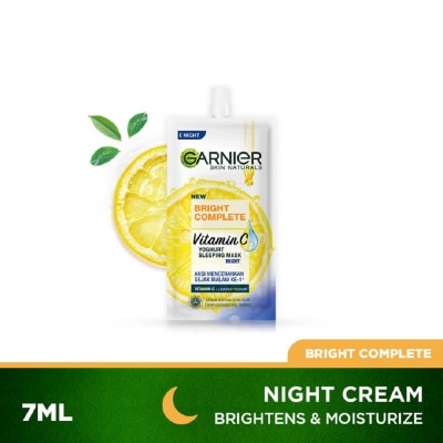 GARNIER Bright Complete Yoghurt Sleeping Mask 7mL [Whitening]