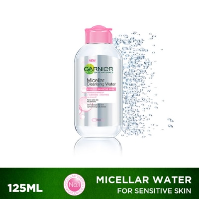 GARNIER - Micellar Cleansing Water Pink 125mL [FOR SENSITIVE SKIN]