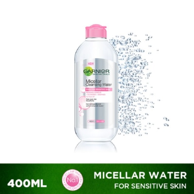 GARNIER - Micellar Cleansing Water Pink 400mL [FOR SENSITIVE SKIN]