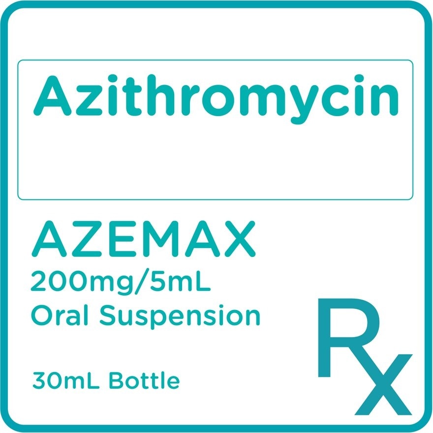 Azithromycin Dihydrate 200mg/5mL Oral Suspension 30mL [PRESCRIPTION REQUIRED]