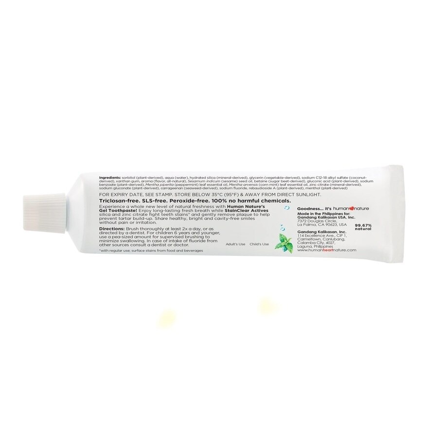 Natural Gel Toothpaste Extra Fresh 105g