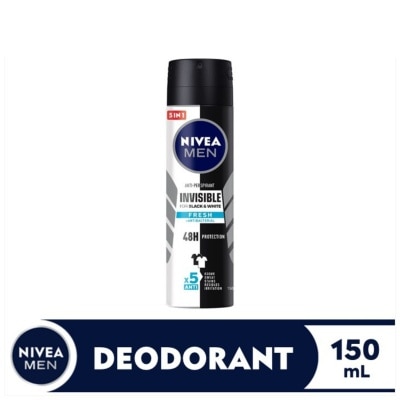 NIVEA Men Deodorant Black & White Fresh Anti-Perspirant Spray 150ml