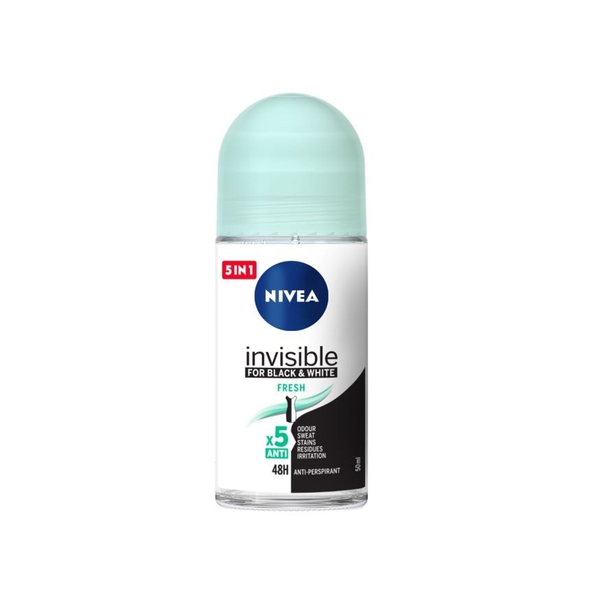 NIVEA Deodorant Black & White Fresh Anti-Perspirant Roll-on 50ml