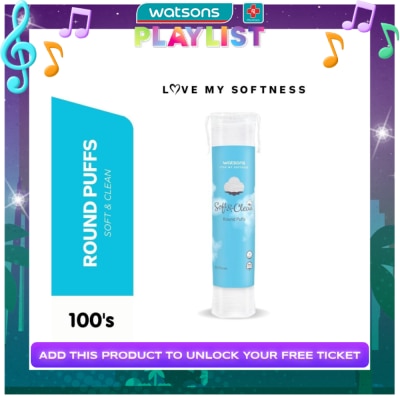 WATSONS Round Puffs 100s