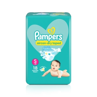 PAMPERS Baby Dry Taped Economy Diaper Small 18s