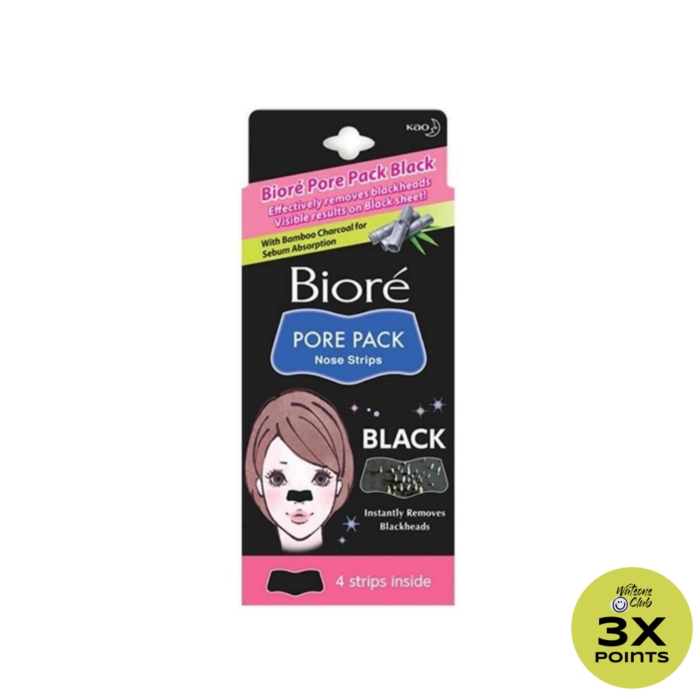 Pore Pack Black 4 Nose Strips - 1 G