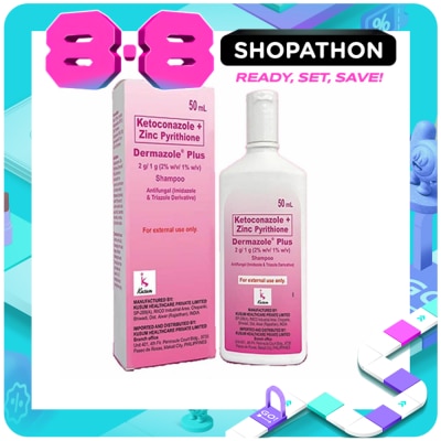 DERMAZOLE - Plus Zinc Shampoo (50 mL) image