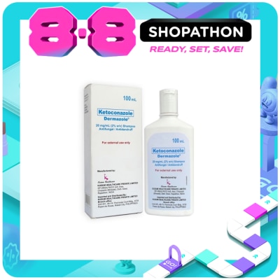 DERMAZOLE - Ketoconazole 20 mg/mL (2%w/v) Shampoo 100ml image