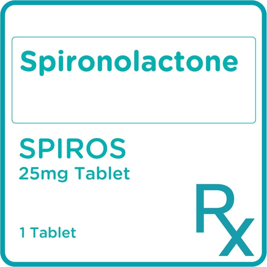 Spironolactone 25mg 1 Tablet [Prescription Required]