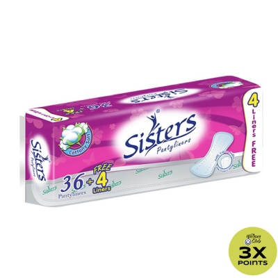 SISTERS SISTERS Panty Liner Mega Pack 36s