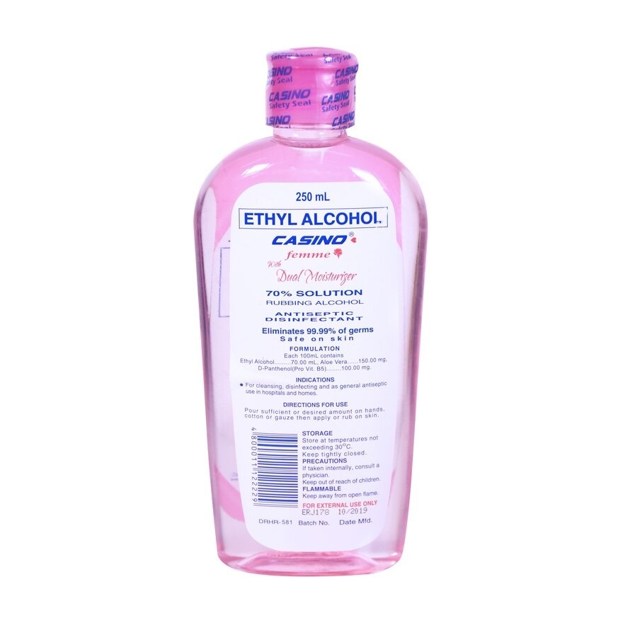 Ethyl Alcohol 70% Solution with Dual Moisturizer 250ml