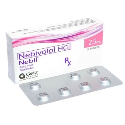 NEBIL Nebivolol HCl 2.5MG 1 Tablet [PRESCRIPTION REQUIRED]