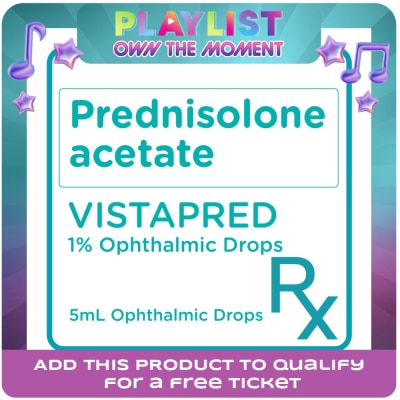 VISTAPRED - Prednisolone acetate 1% Eye Drops x5mL [PRESCRIPTION REQUIRED]