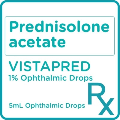 VISTAPRED Prednisolone acetate 1% Eye Drops x5mL [PRESCRIPTION REQUIRED]