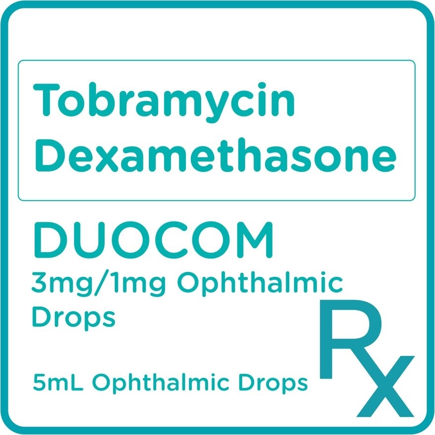 Tobramycin + Dexamethasone 0.3%mg/0.1% Eye Drops x5mL [PRESCRIPTION REQUIRED]