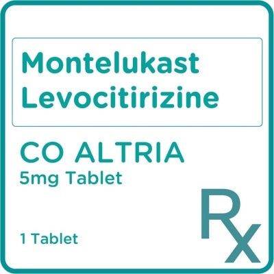 CO ALTRIA Montelukast 5MG Levocitirizine  5MG 1 Tablet [PRESCRIPTION REQUIRED]