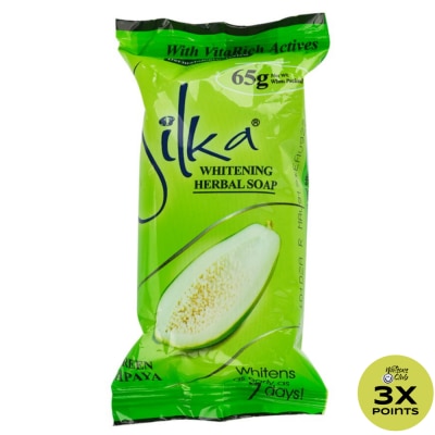 SILKA Green Papaya Whitening Soap 65g