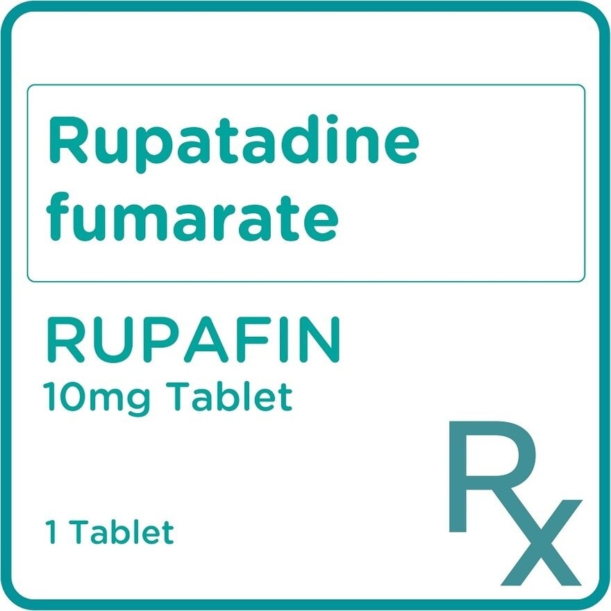 Rupatadine fumarate 10mg 1 Tablet [PRESCRIPTION REQUIRED]