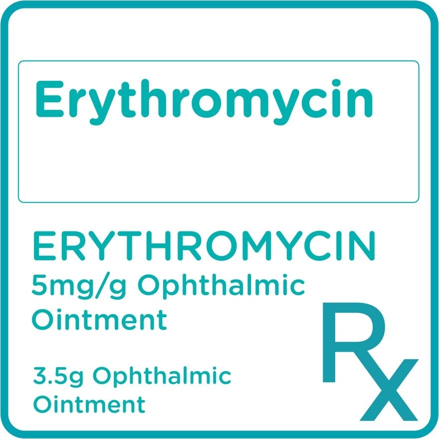 Erythromycin 5mg Ophthalmic Ointment 3.5g [PRESCRIPTION REQUIRED]