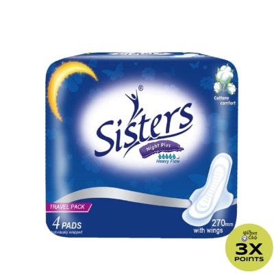 SISTERS Night Plus 270mm with Wings 4 Pads