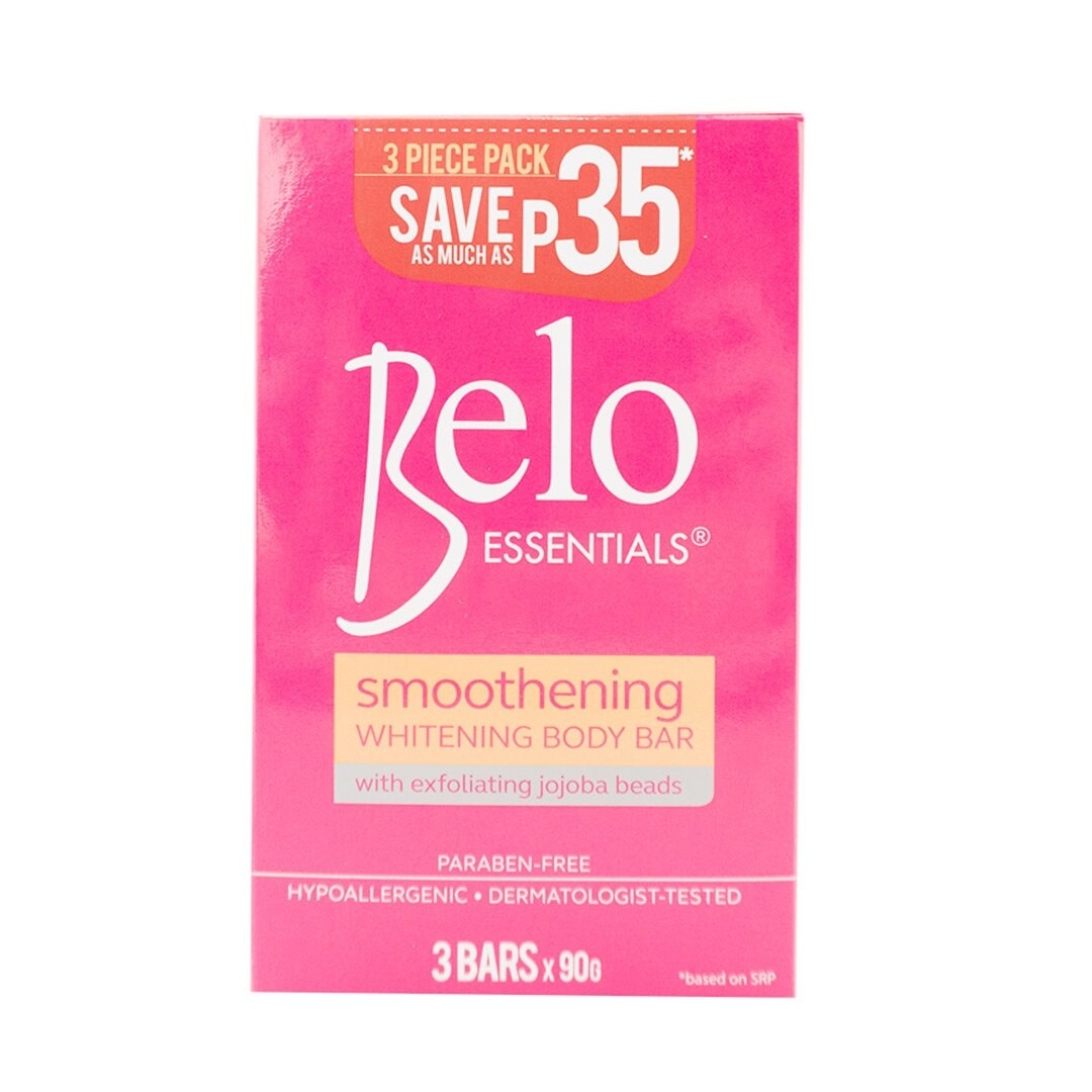 Essentials Smoothening Whitening Body Bar 90G 3-Pc