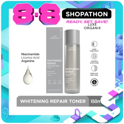LUXE ORGANIX - Luxe Organix Whitening Repair Ultralight Glow Toner 150ml image