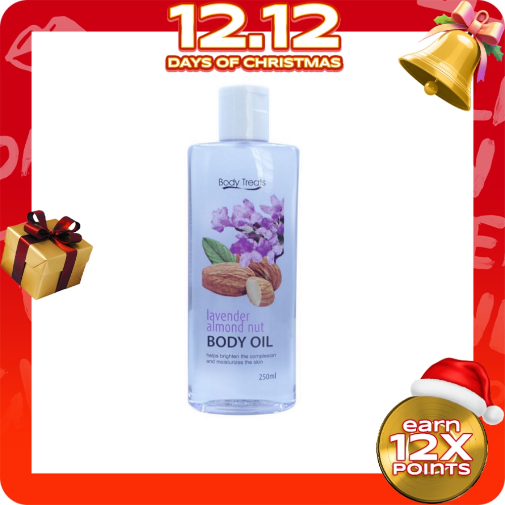 Body Oil Lavender Almond Nut 250ml