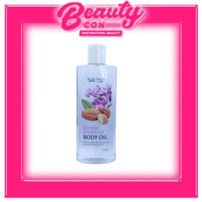 BODY TREATS Body Oil Lavender Almond Nut 250ml