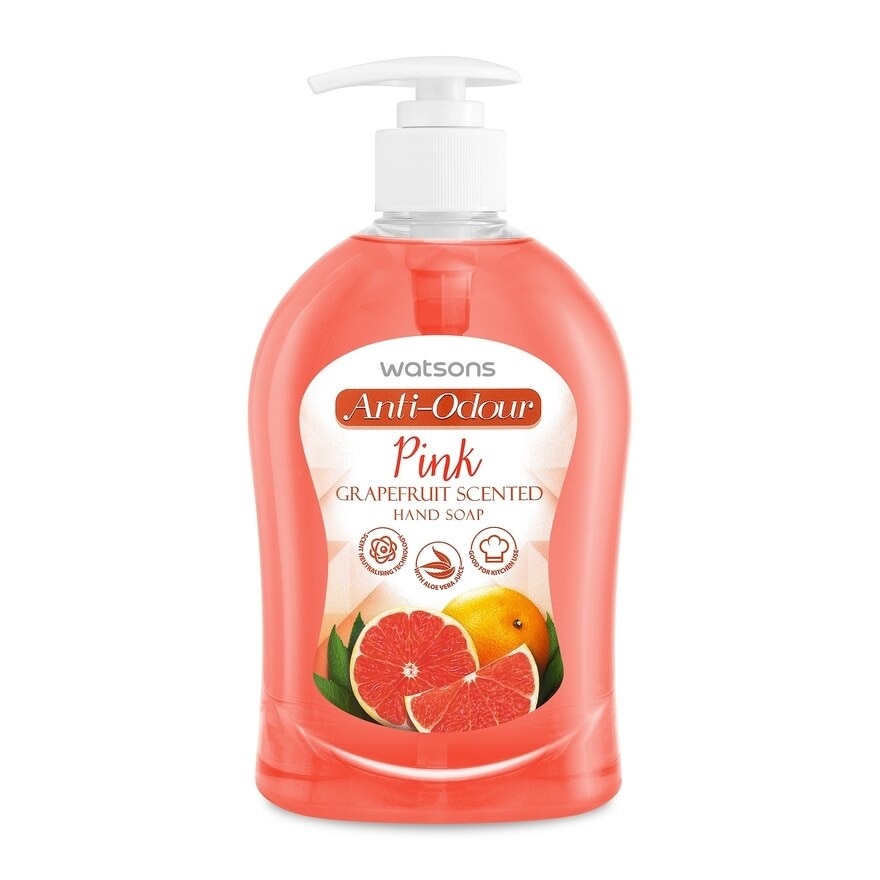 Anti-Odour Pink Grapefruit Scented Hand Soap 500ml