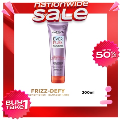 LOREAL Everpure Frizz-Defy Conditioner 250mL [Sulfate-Free]