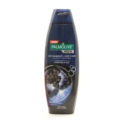 PALMOLIVE Men Anti Dandruff  Deep Clean Shampoo and Conditioner Charcoal  CLZ 170ml