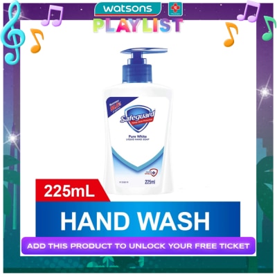 SAFEGUARD SAFEGUARD Pure White Liquid Hand Soap 225mL