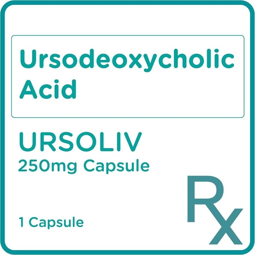 Ursodeoxycholic Acid 250 mg 1 Capsule [Prescription Required]