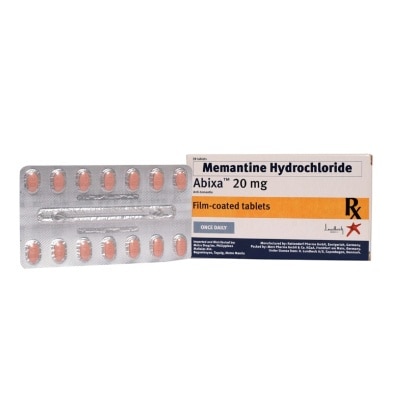 ABIXA Memantine 20mg 1 Film-coated Tablet [PRESCRIPTION REQUIRED]