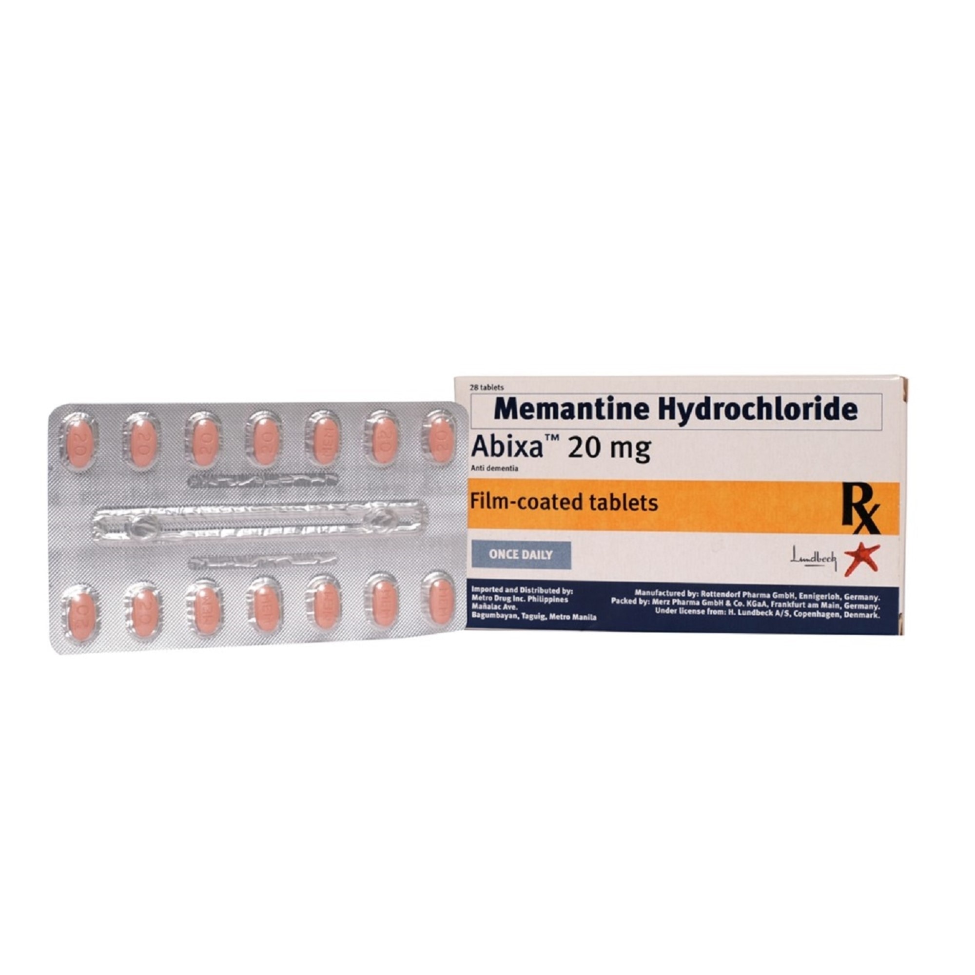 Memantine 20mg 1 Film-coated Tablet [PRESCRIPTION REQUIRED]