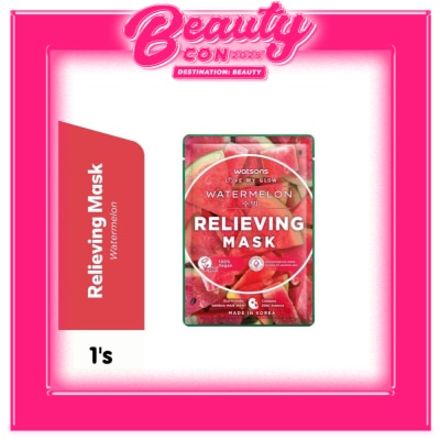 WATSONS Relieving & Moisturising Watermelon Facial Mask 30ml