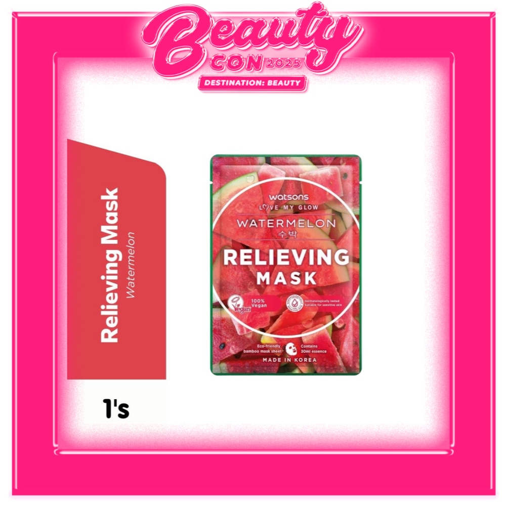 Relieving & Moisturising Watermelon Facial Mask 30ml